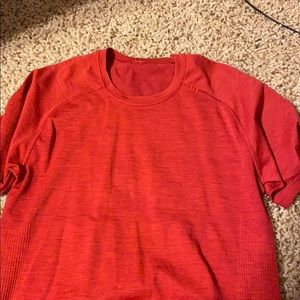 Lululemon Red Athletic Shirt Size: Medium
